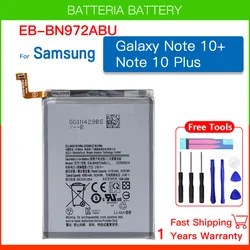 Brand new EB-BN972ABU 4300mAh Battery For Samsung Galaxy Note 10+ Note 10 Plus SM-N975F SM-N975DS Phone Batteria+ Tools