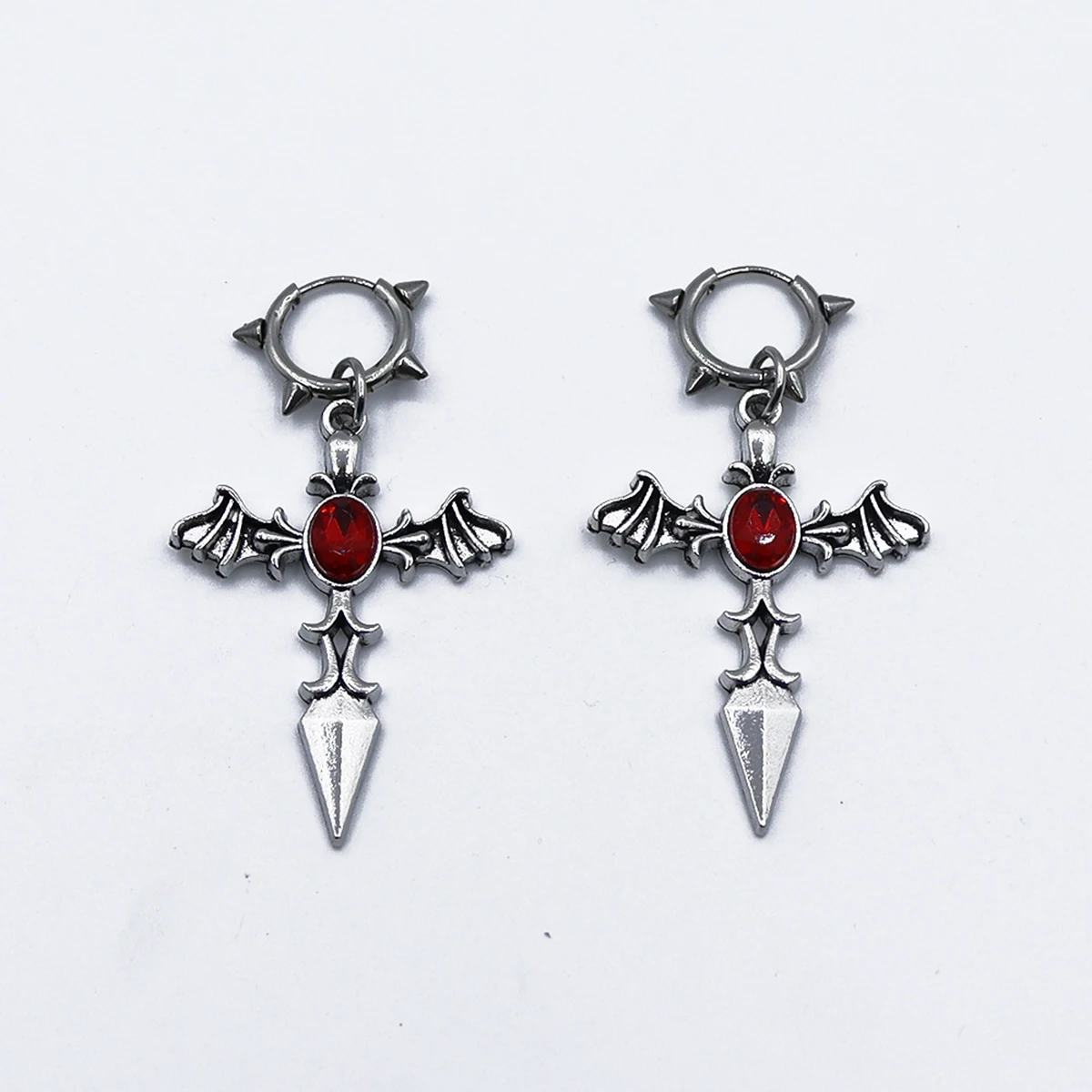3Pcs Black Color Gothic Wings Cross Charms Pendant For DIY Handmade Making Necklace Earrings Decoration DIY Accessories