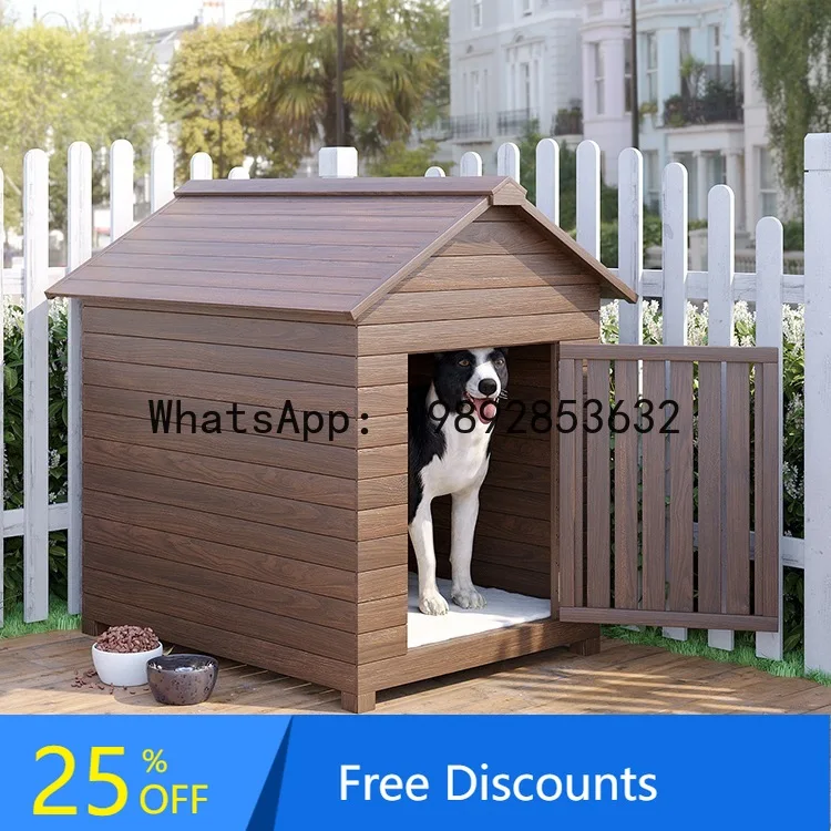 CZ Outdoor All-Season Rainproof Dog Cage for Medium and Large Dogs Pet Villa Dog House