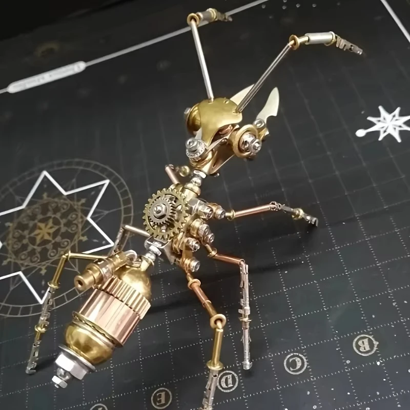 3D Insect Brass Puzzle Steampunk Ant Metal Model  Puzzle DIY Craft Kit Great Gifts for Teens and Adults Personalized Ornament