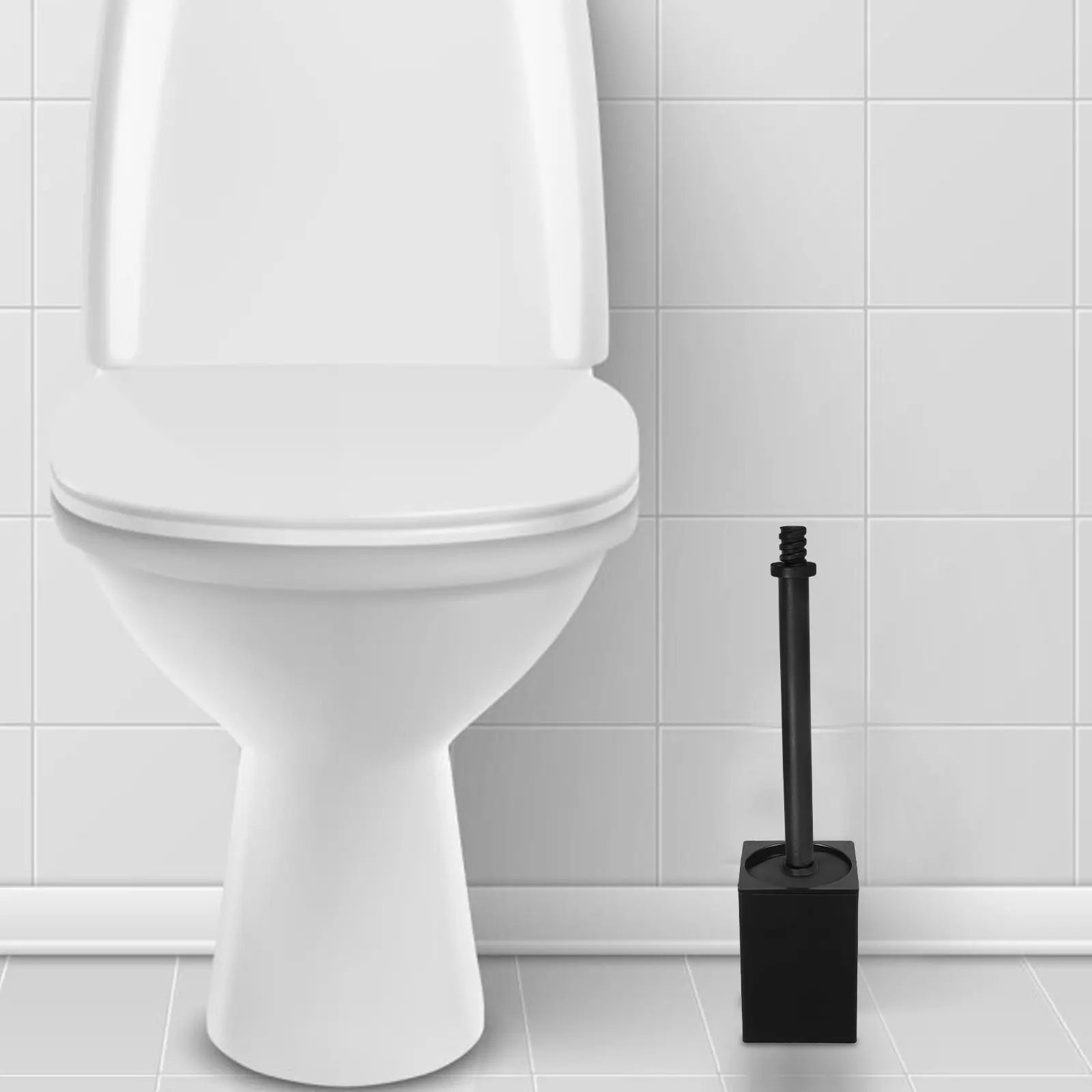 

2 Pcs Bathroom Accessory Replacement Toilet Brush Holder Brushes Bowl Attachment Accessories Replaceable