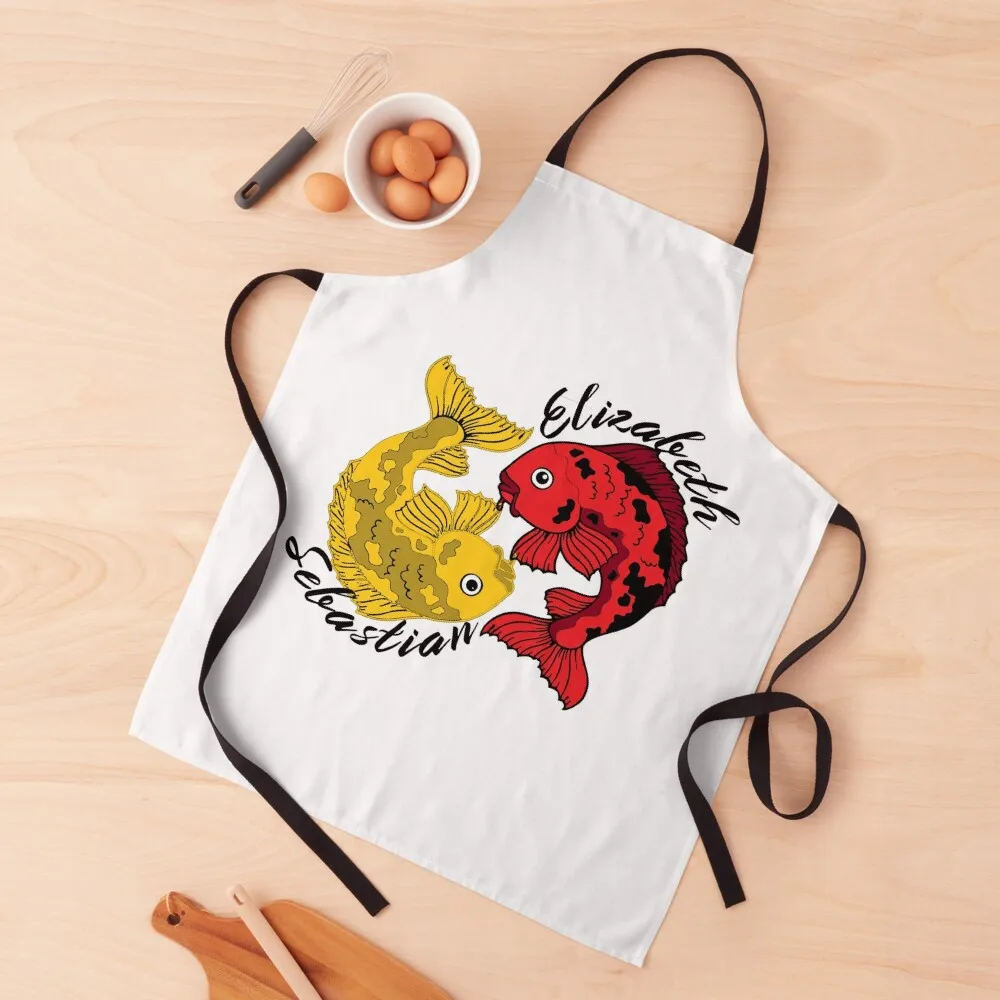 

Elizabeth and Sebastian Apron Kitchen Kawaii Accessories Kitchen Things And For Home Professional Barber Apron