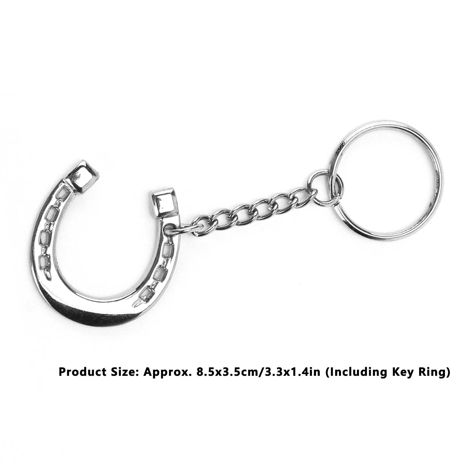 Snaffle Bit Keychain Horseshoe Shaped Keychain Horse Bits Keychain For Car Keys Access Control Cards