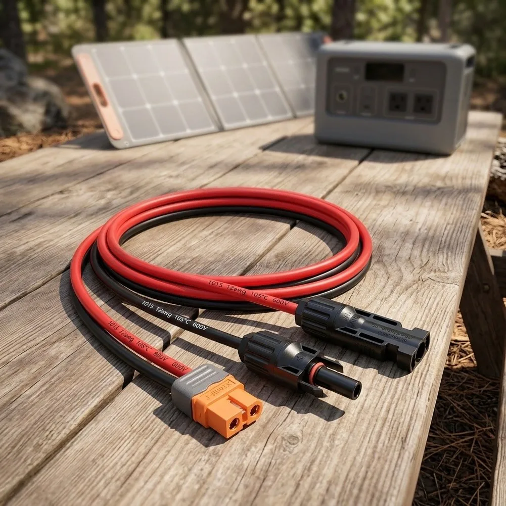 To For XT60 Pure Copper Charging Cable: For Durable Power For Energy Storage Solar- Power Connection Cable