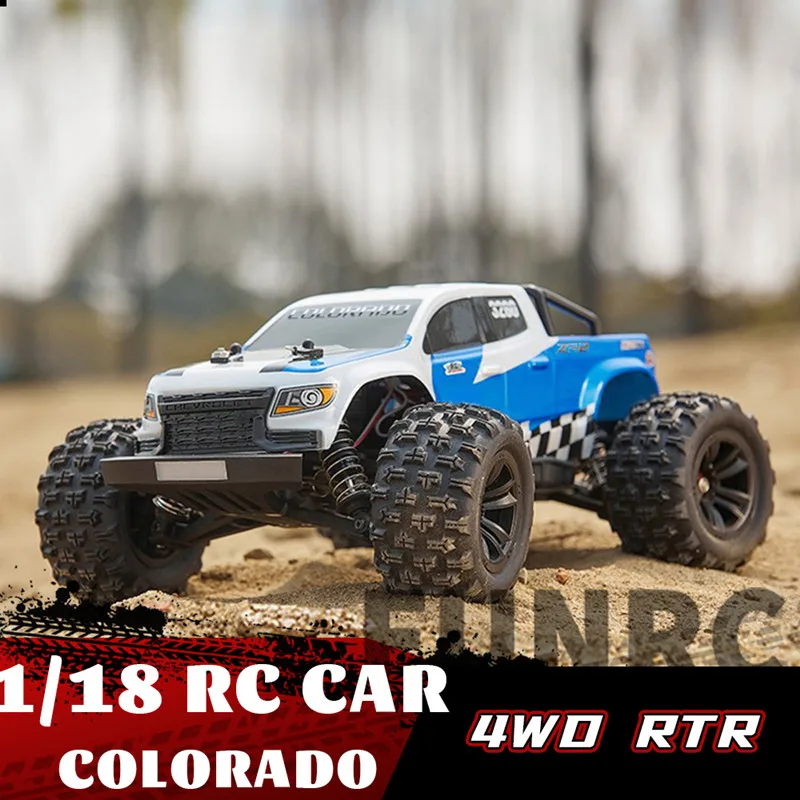 EazyRC Hight Speed 45km/h 1/18 1:18 RC Car Colorado 4WD 2.4G Brushless RC Electric Remote Control Model Car Buggy Car Adults