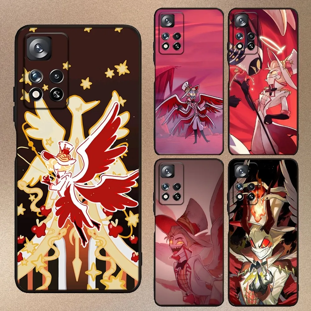 

H-HazbinS Lucifer Phone Case For Samsung Galaxy A73,A91,A53,A52,A32,A73,A13,A21,A34,A71,A31,A22,A20 Black Cover