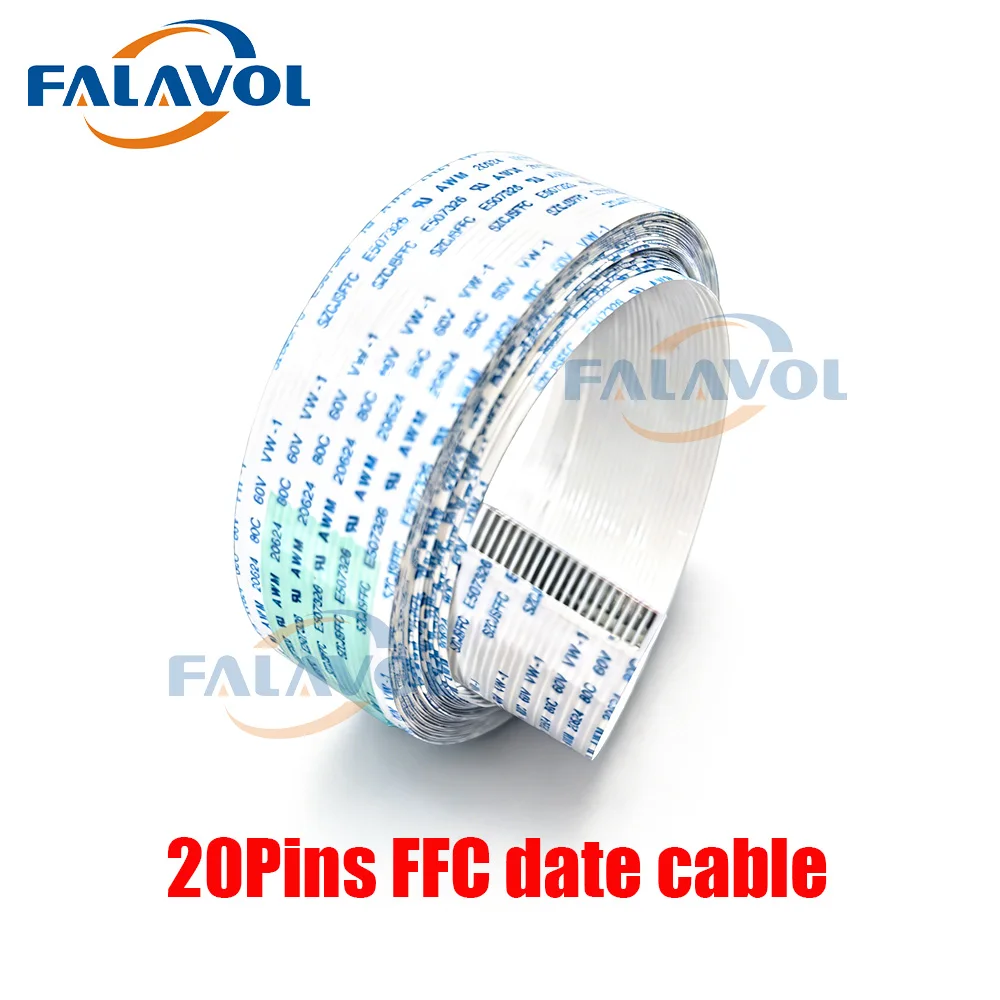 

Кабель для передачи данных FALAVOL Hoson 20Pins 1.0mm-20pin-B для принтеров Infiniti Challenger Allwin, плоский кабель FFC