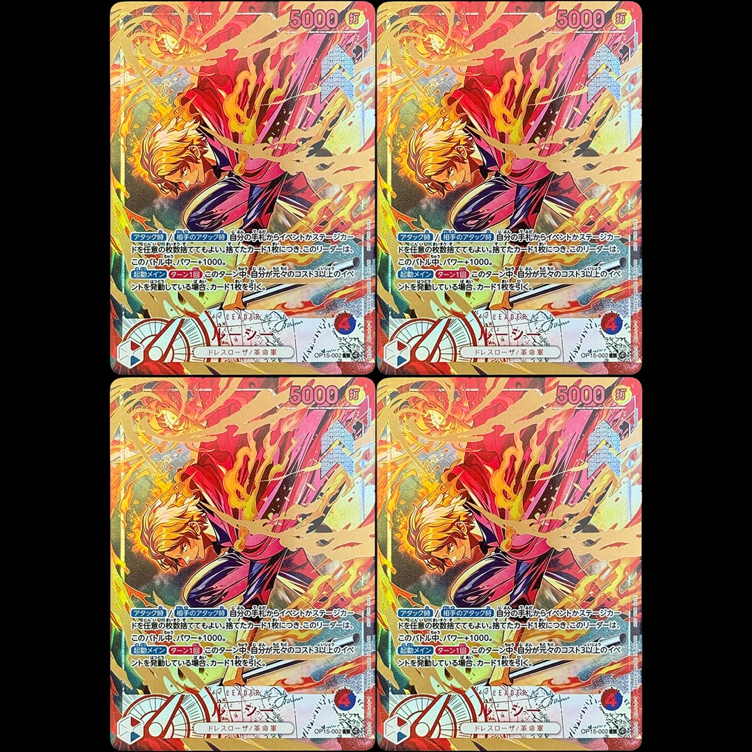 One Piece TCG Japanese OP15-002 Lucy L Collection Cards Flame Flame Fruit Coliseum Best 016 Foil Cards