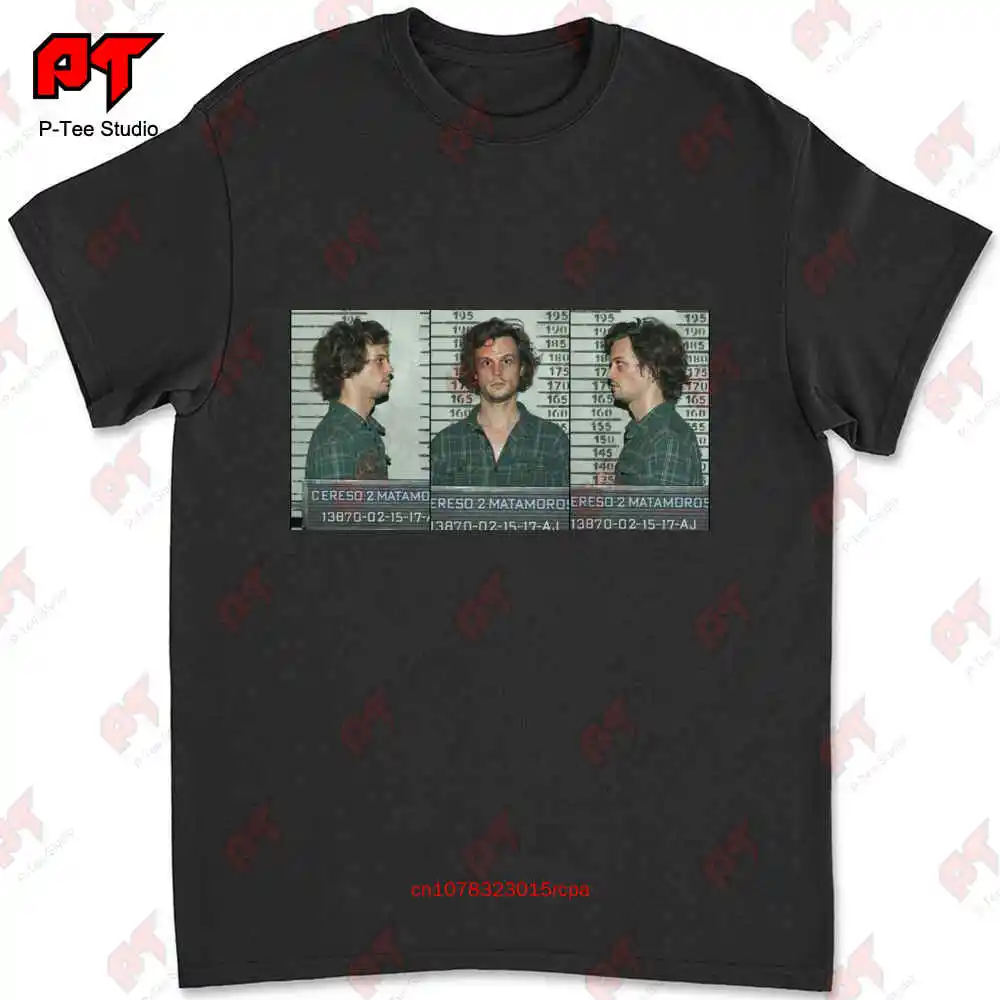 Spencer Reid Mugshot Matthew Gray Gubler Tv Shows T-shirt UB7B