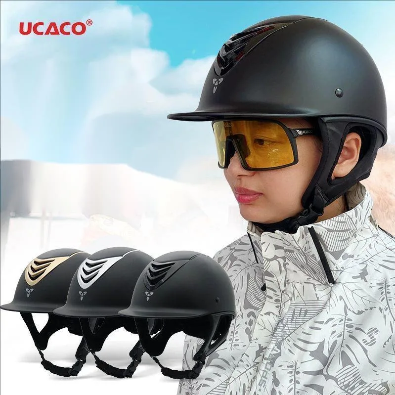Casco ecuestre ultraligero para adultos, sombrero de caballero, ala extraíble, velocidad, equitación, Acc, 58-62cm
