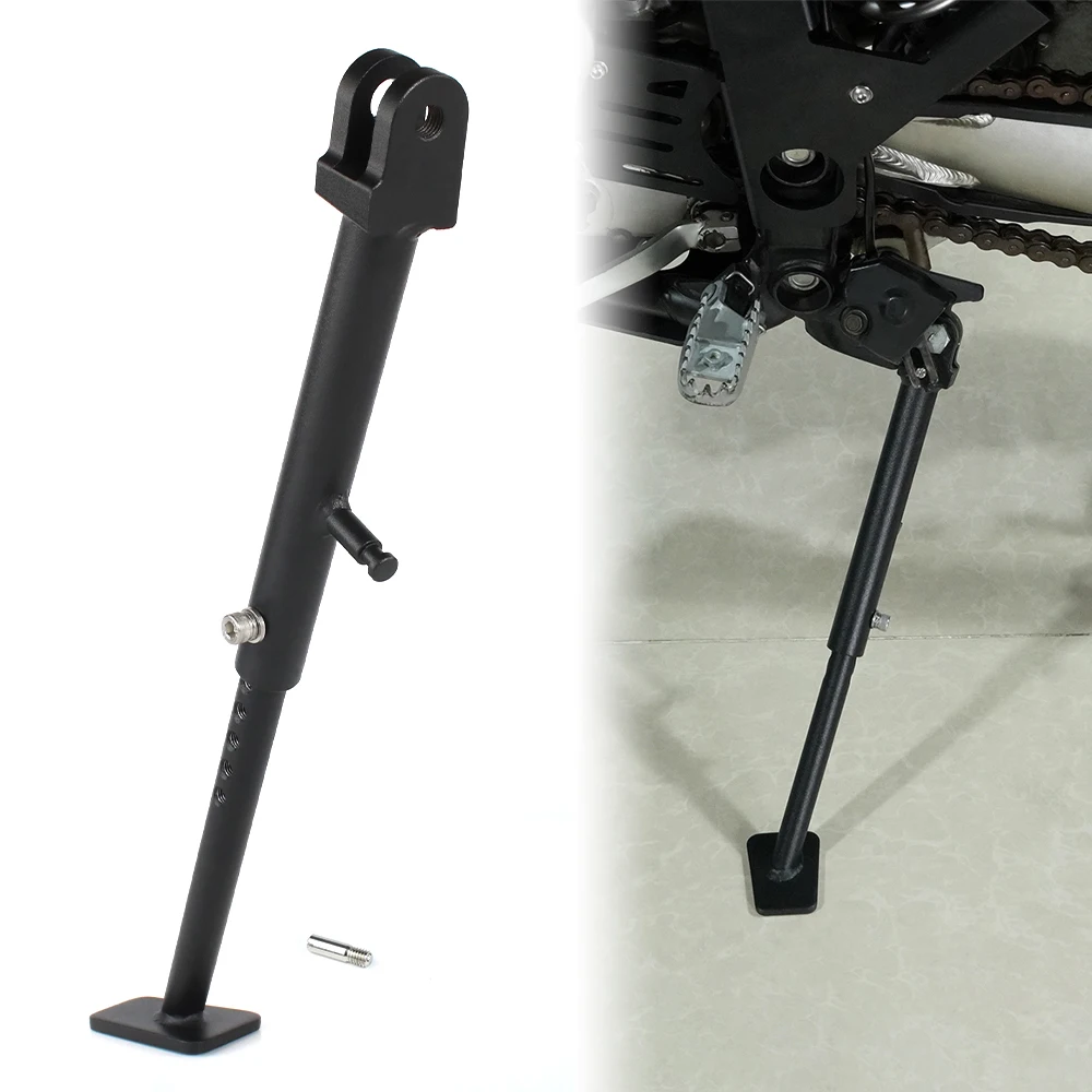 

Motorcycle Adjustable Kickstand Steel Kick Side Stand For Kawasaki KLX250 2018-2020 KLX250S 2009-2024 KLX300 2021-2024