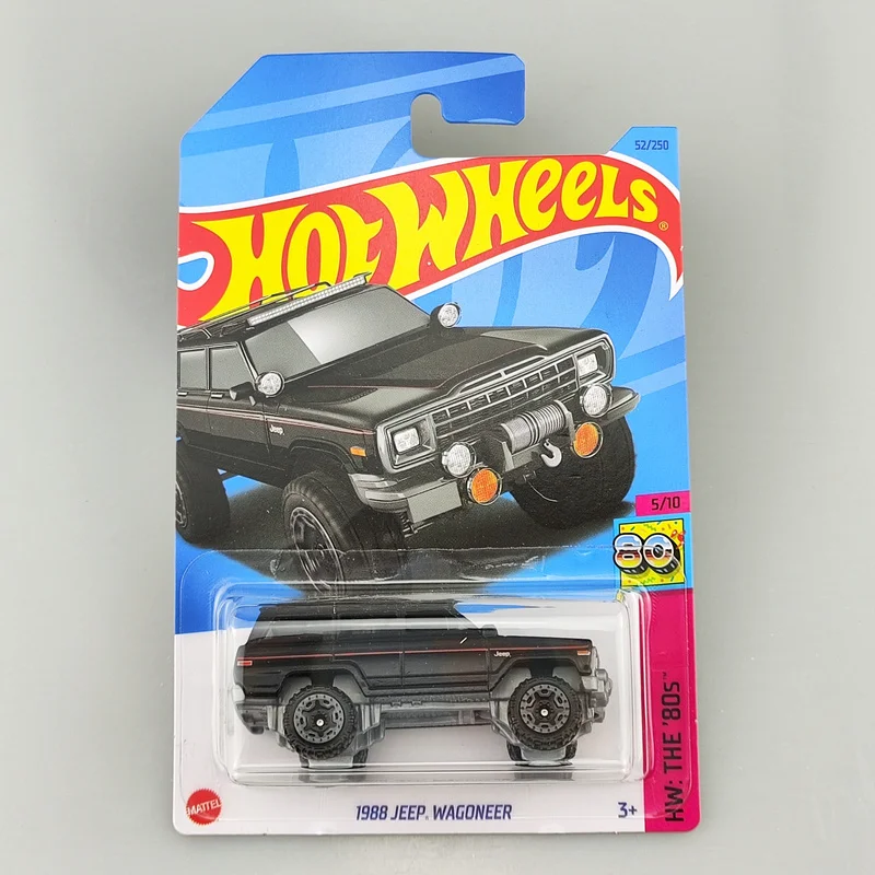 2023-52 Hot Wheels Cars 1988 JEEP WAGONEER 1/64 Metal Die-cast Model Cars Toy Vehicles