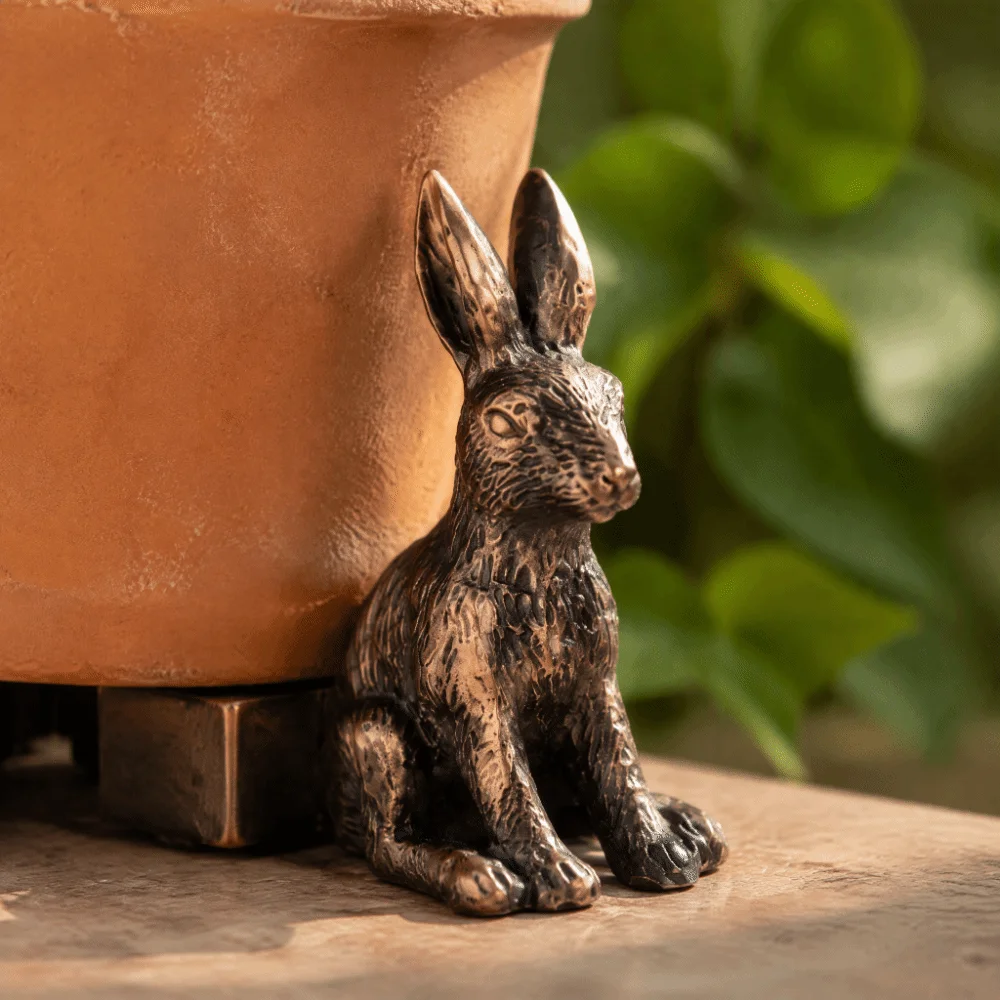 3PCS Weatherproof Resin Pot Feet Non-Slip Base Animal Shaped Planter Feet Risers Raised Design Flower Pot Elevators