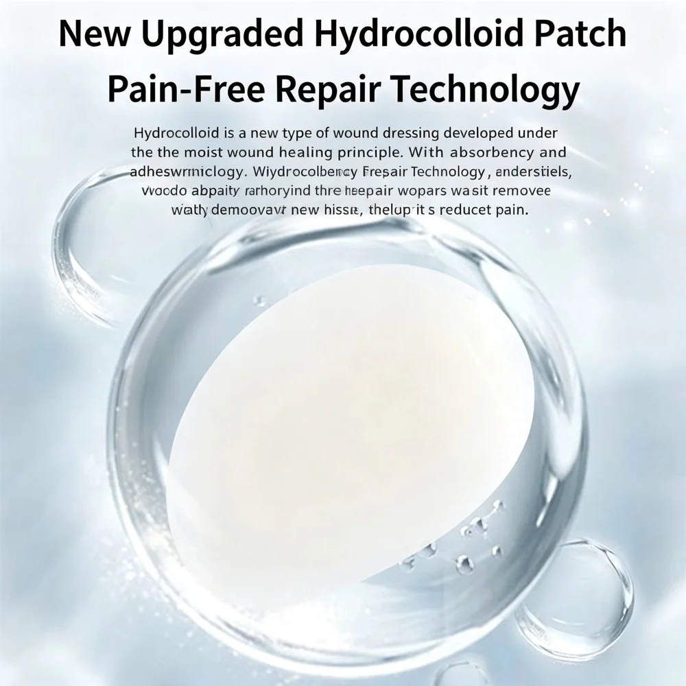 Hydrocolloid Blister Prevention Patches Invisible Heel Tape Anti-Chafing Foot Stickers for Toe Ankle Heel Rub Blister Care Pads