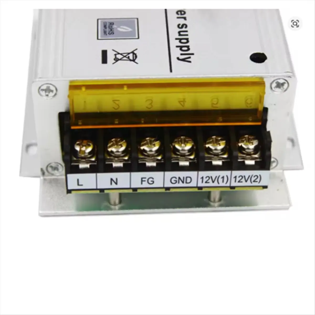 

New Mini Access Control Power Supply DC 12V 5A Aluminum Alloy Power Adapter Professional AC 100-240V Voltage Converter