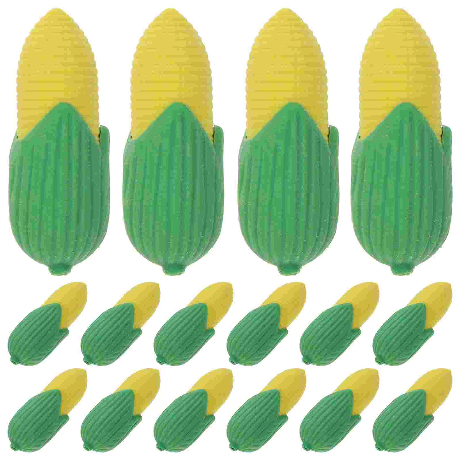 100 Pcs Corn Eraser Multi-function Erasers Cartoon Cute Delicate Miniature for Girls School Kawaii Office Accessories