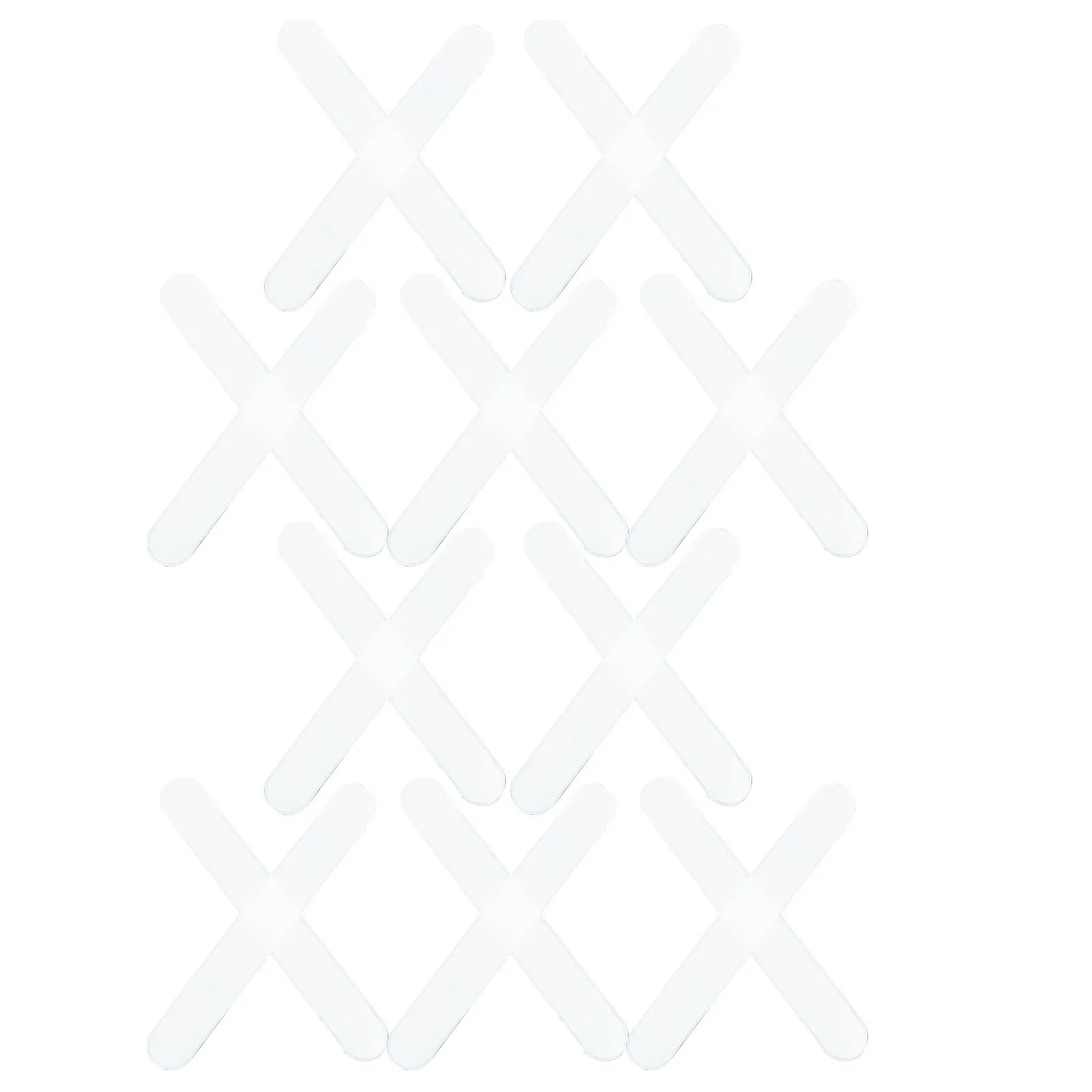 20 قطعة من حقائب تنظيم فرش المكياج بتصميم شبه شفاف مقاوم للماء وحامل أدوات محمول من إيفا وأغطية مستحضرات التجميل #2