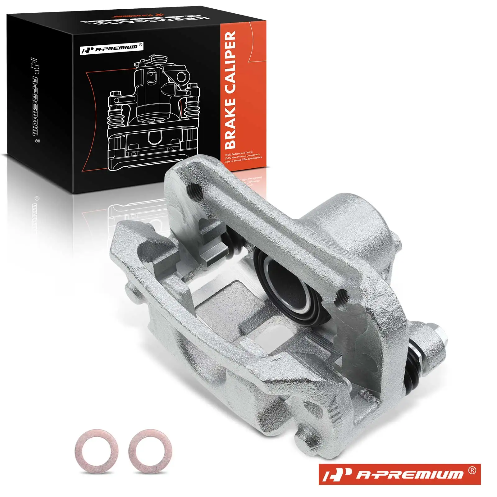 A-Premium Rear Left Disc Brake Caliper with Bracket for Kia Rondo 2009-2012