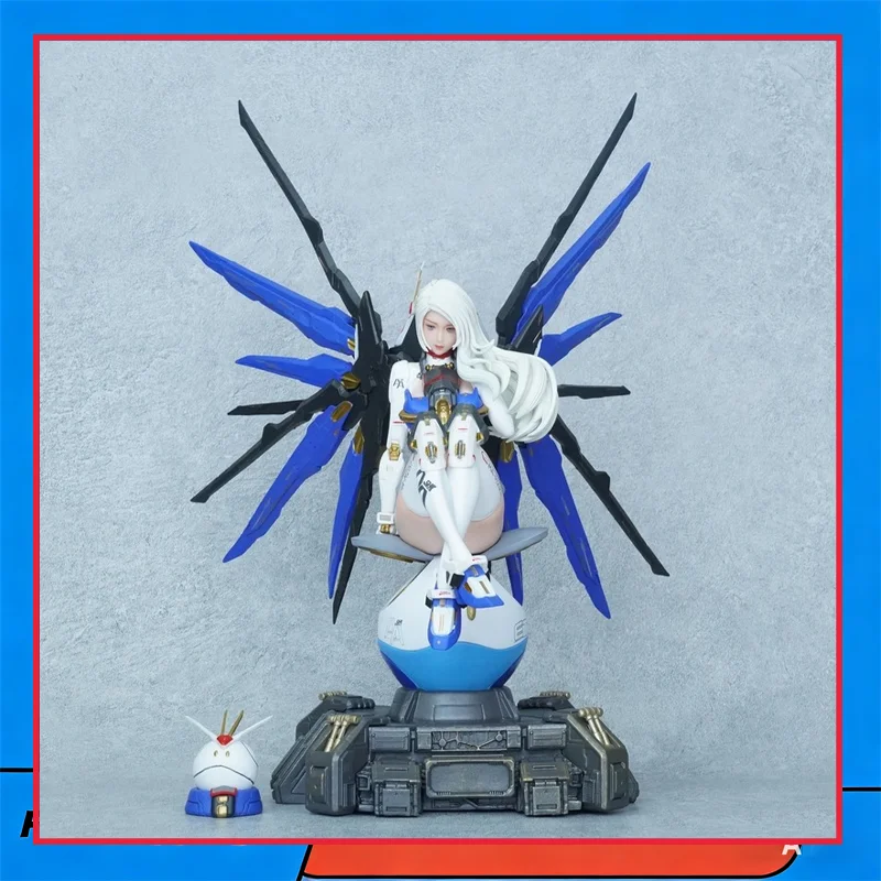 

36cm Free Girl Mecha Figure Anime Mechanical Robot Toy Pc Case Decoration Anime Beautiful Girl Model Ornament Gift