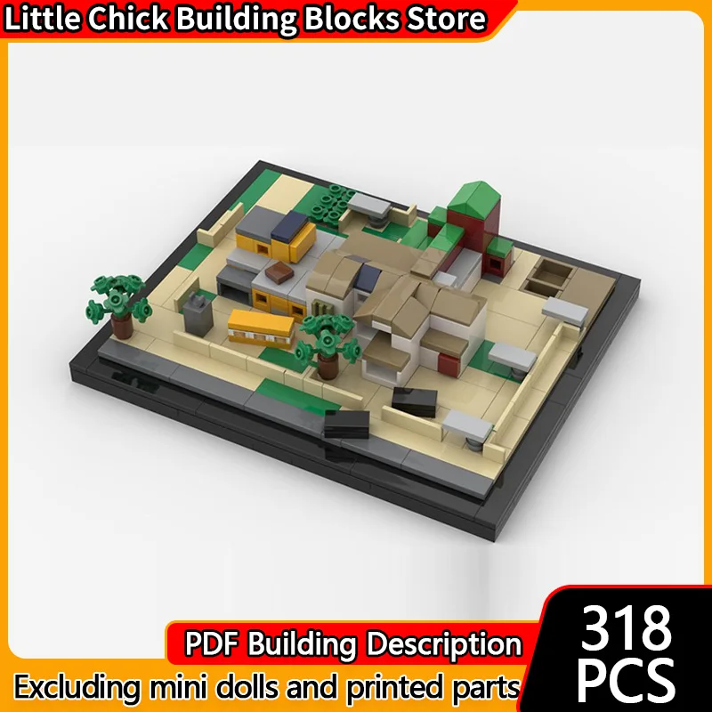 

Popular Game Model MOC Building Bricks Classic Game Map Oregon Modular Technology Children Holiday Gifts Assemble Toys Suit