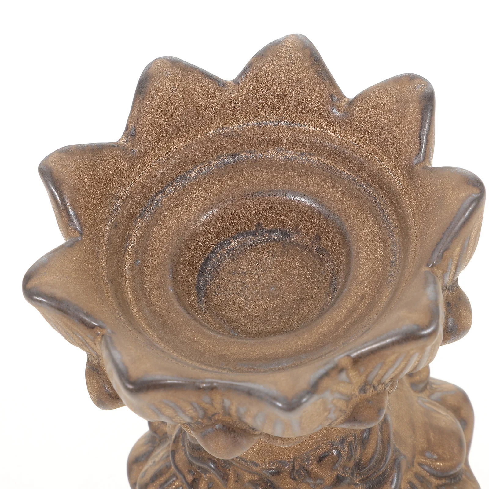 

Ceramic Tea Light Holder Candlesticks Holders Table Glazed Tealight Decorations Lotus