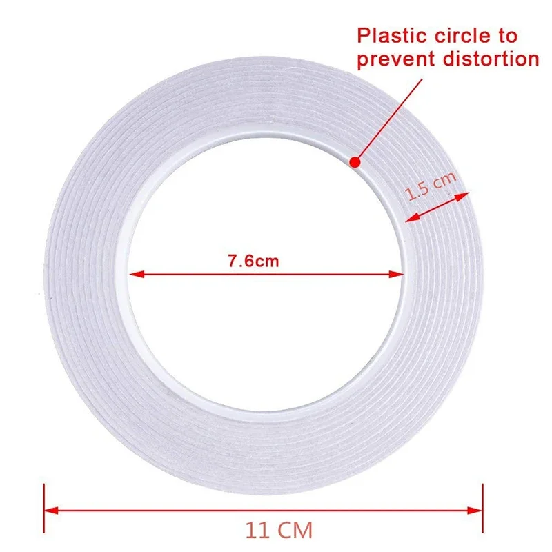 8mm/10mm taśma dwustronna cinta doble cara adhesiva do scrapbookingu tworzenie kartek pakowanie prezentów taśma dwustronna do i rzemiosła — zdjęcie 5