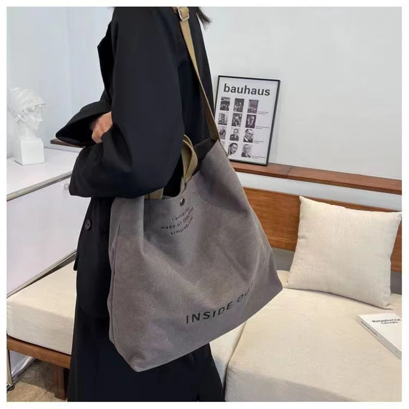 Quality Women Bag Large Big Capacity Women Casual Tote Handbag Shoulder Bag men Canvas Crossbody Lady\'s Hand bags for couple