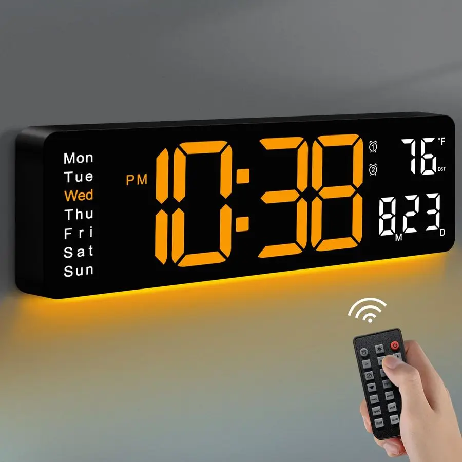 Digital Wall Clock,…
