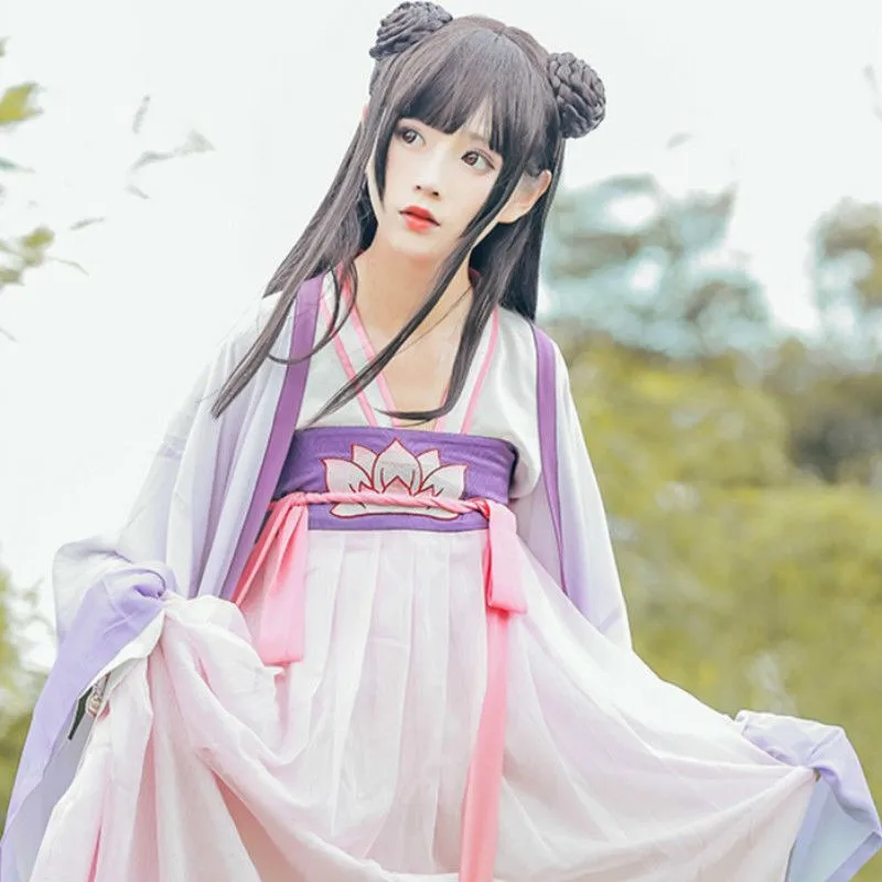 The Untamed Cos Costume Jiang Yan Li Hanfu Women's Dress Ancient Costume Modaozushi Grandmaster Of Demonic Cultivation