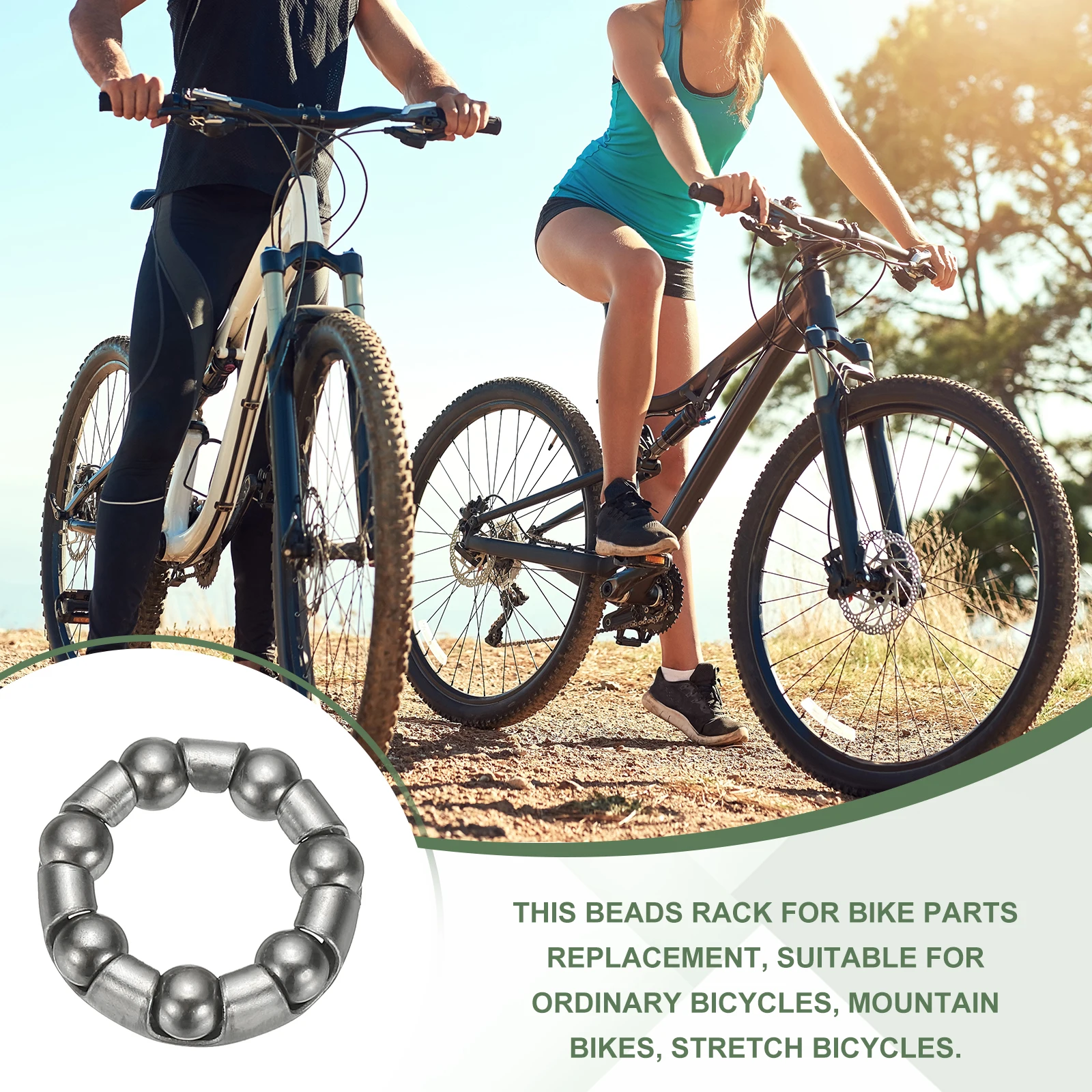 6 قطعة كرة الدراجة كرنك تحمل محامل الدراجة الفولاذ المقاوم للصدأ استبدال أجزاء الدراجة إصلاح الملحقات للدراجة الأمامية الخلفية