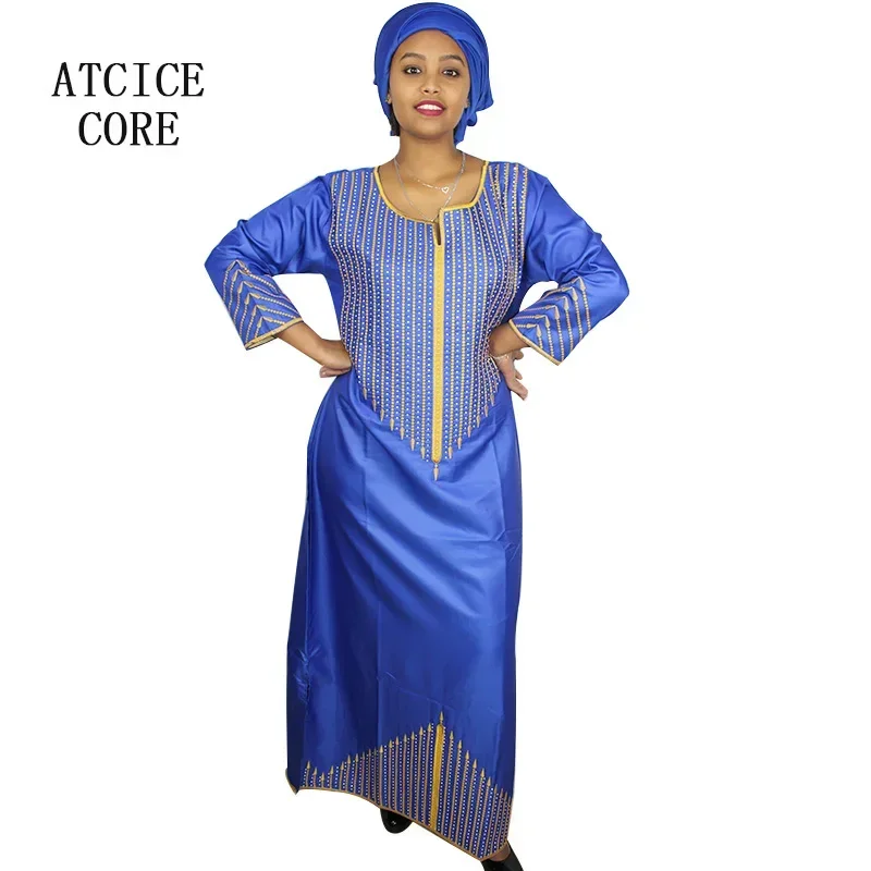 Abiti africani per donna abiti Dashiki Bazin Riche abbigliamento tradizionale africano per donna senza sciarpa