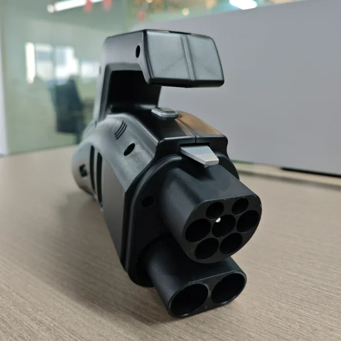 

2025 200A 250A Electric Vehicle Charging Station Connectors Socket DC EV Charger Adapter CCS2 to GBT Adapter With LOGO Printed