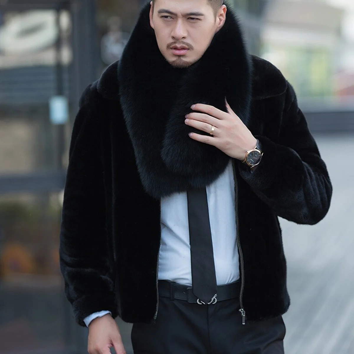 

Genuine Fox Fur Scarf Winter Accessories Scarf Neck Warmer Real Warm Genuine Fox Fur Scarf Hot Sale FEIMANYUAN