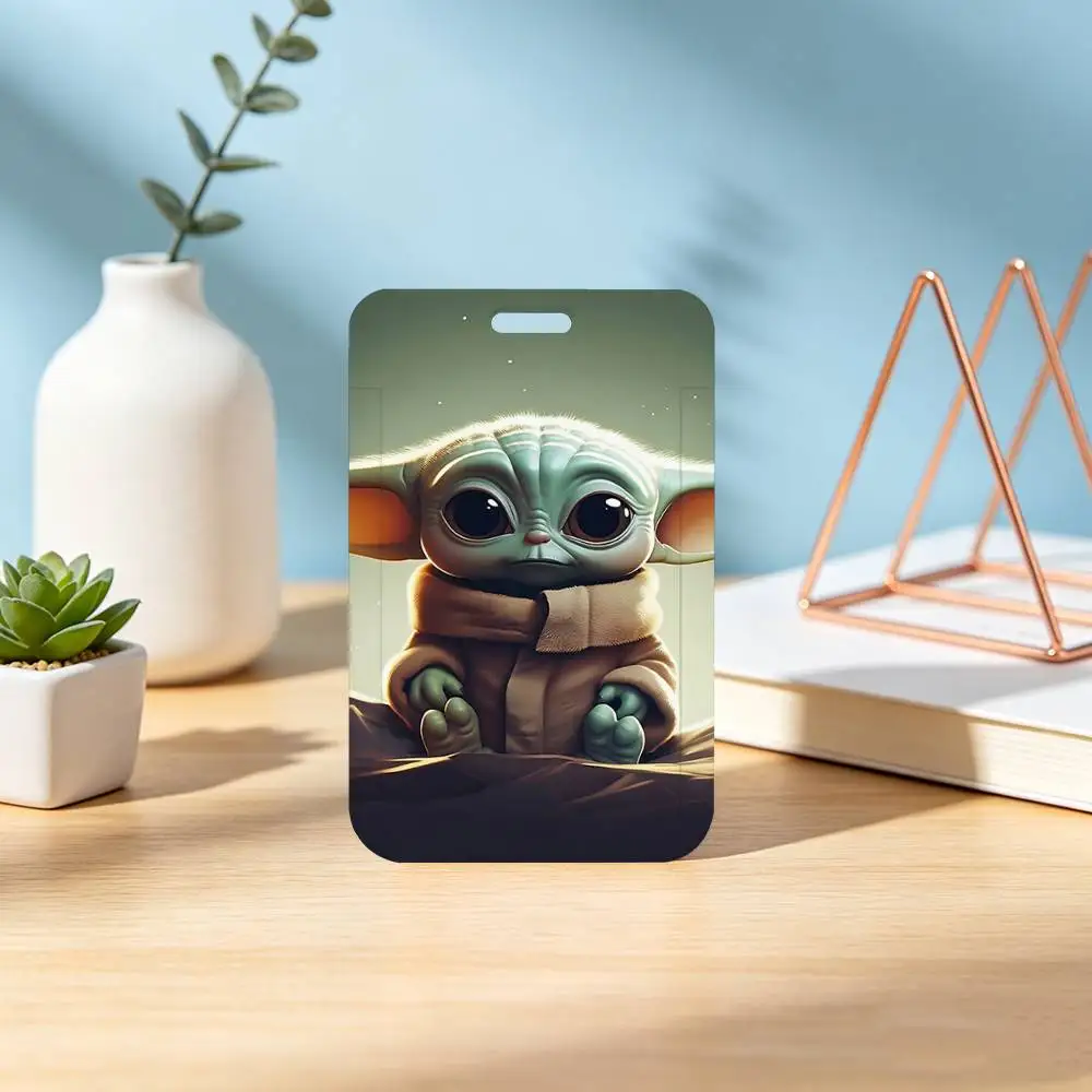 Kawaii Baby I-YodaS Niedlicher Ausweishalter für Büro, Schule, Namenskarten und Ausweise – Detail 4