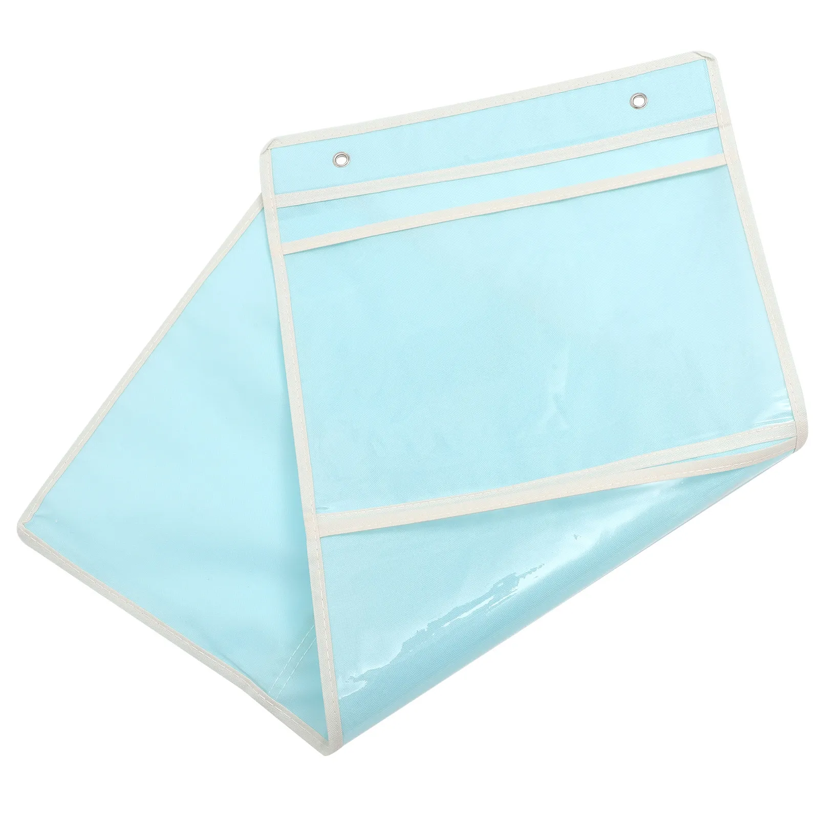 

Painting Hanging Organizer Storage Bag Transparent PVC Non-Woven Fabric Hanging Painting Pocket Organizer for Home Wall