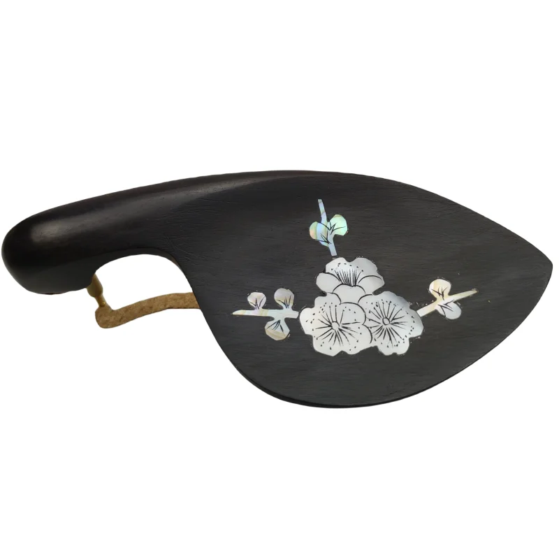 4/4 3/4 1/2 1/4 バイオリンあご当て取り付けクランプフィドルあご当てゴールドメタルブラケットネジコルクローズウッド/エボニー木製部品