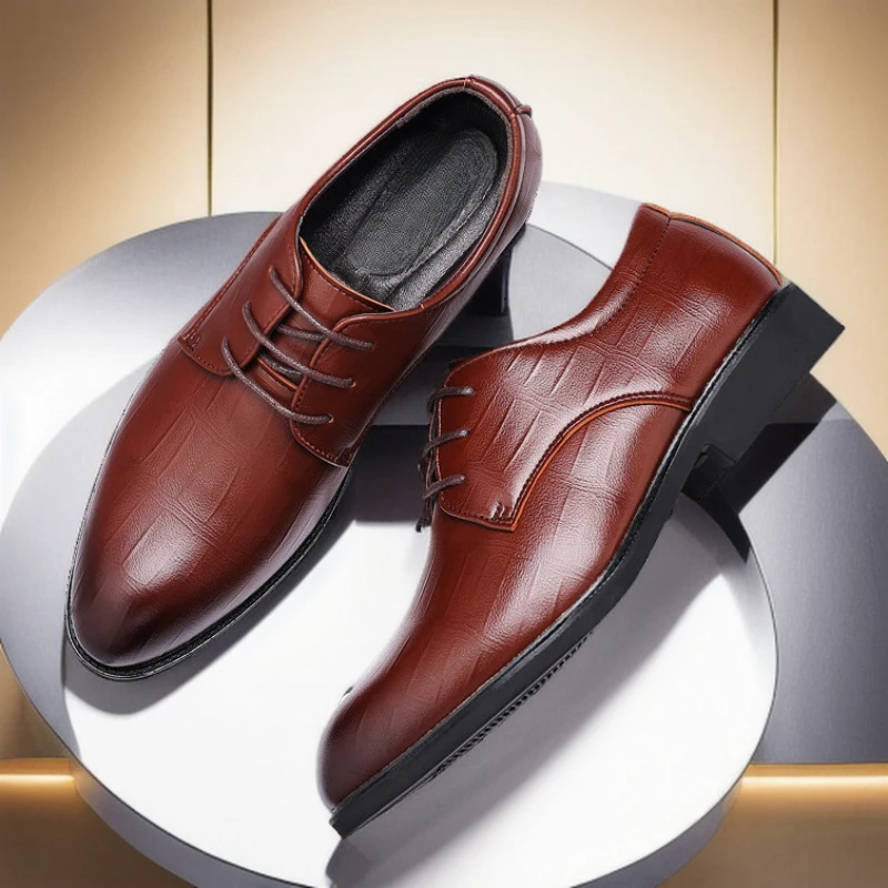 Suit Men Business Shoes Plus Size Dress Official Shoes Men Classic Black Dress Designer Shoes Men Formal Italian Dress Zapatos