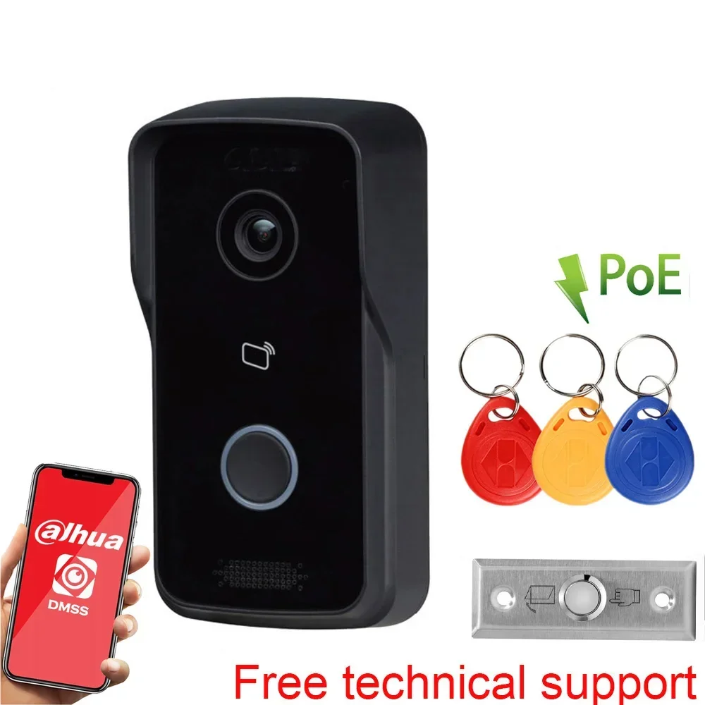 Mutil language  IP Villa Outdoor Station VTO2111D-P-S2 HD720P  Video Intercom IP65 IK10 Night vision video door phone