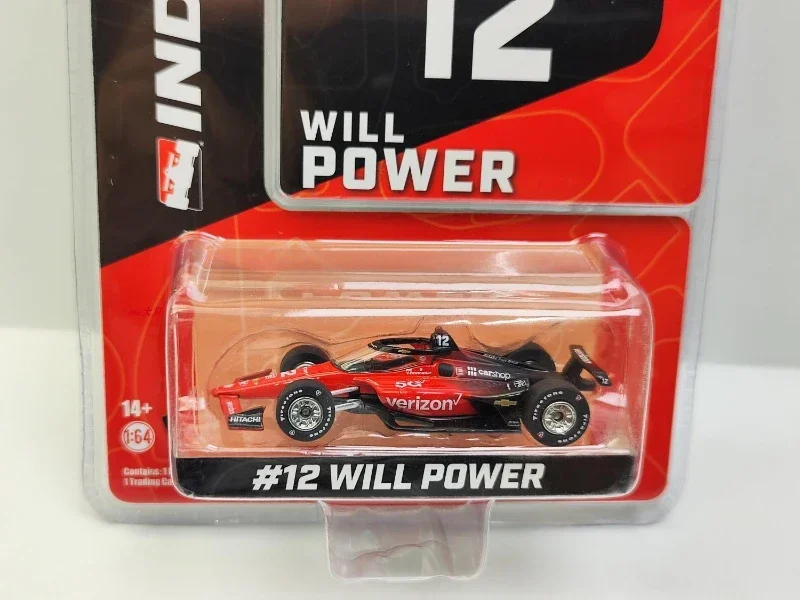 Model1:64 2022 NTT IndyCar Series #12 Will Power Diecast Metal Alloy Model Car Toys For Childrens Gift Collection