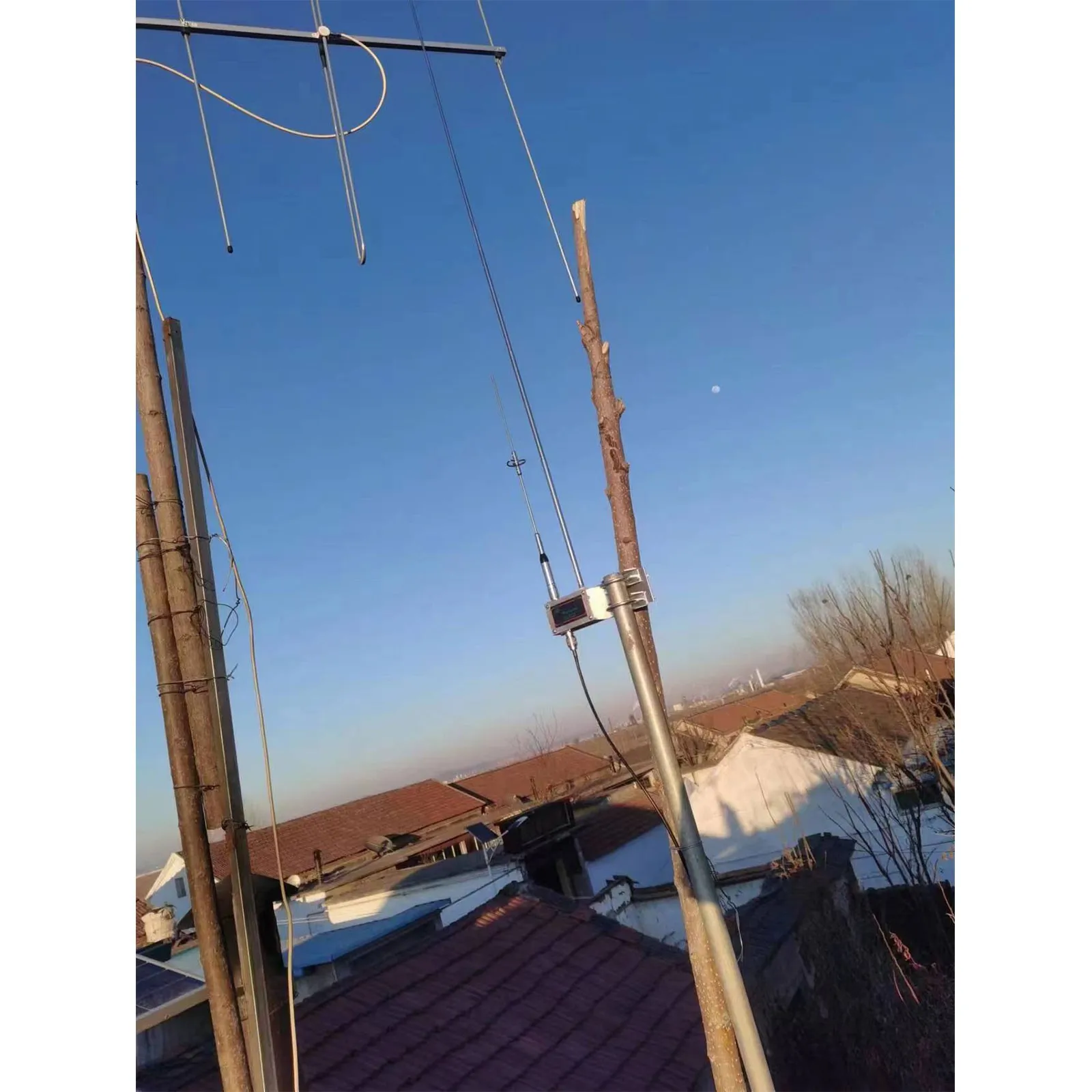 HAMGEEK LNR Whip 스카이라인 수신기 안테나 100KHz-1GHz LW MW SW FM 광대역 GP 안테나용