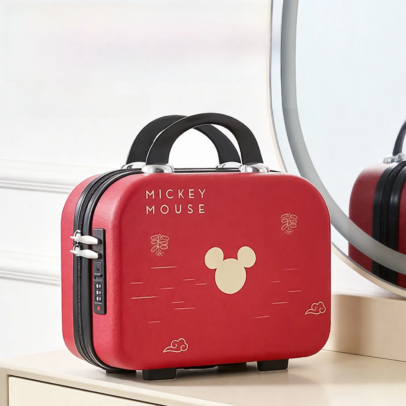 mickey-14-inch-handheld-makeup-storage-box-waterproof-small-company-gift-box-lightweight-subordinate-box-souvenir-box