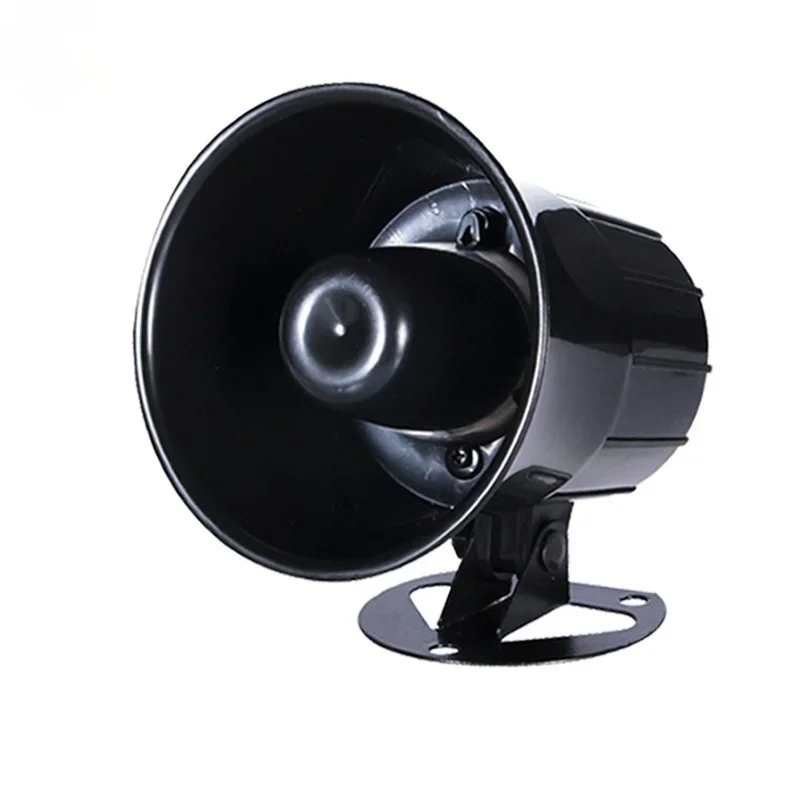 

Home Security System with Bracke DC 12V Low Consumption ABS Durable Anti-theft Wired Alarm Horn Loud Sound Siren Speaker