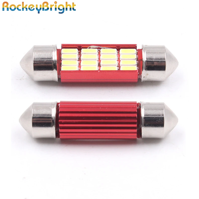10 PCS C5W Festoon 4014 Canbus W5W 31MM 36MM 39MM 41MM Car Bulbs12V LED Light Festoon Car Interior Roof Dome LED Light Bulb
