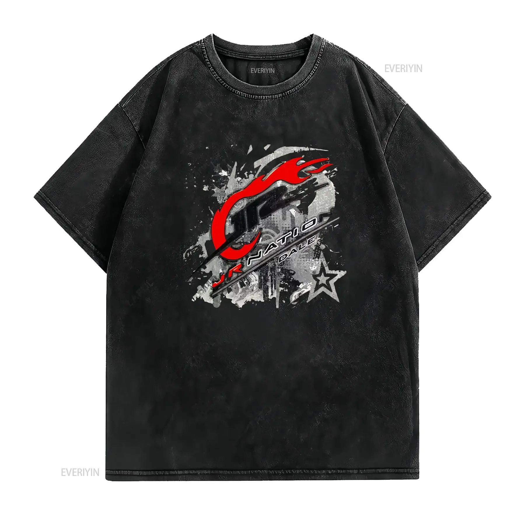 Dale Earnhardt Jr Nation Draft T Shirt vintage Washed Soft Stretched homme streetwear designer clothes Top For Everyday Wear