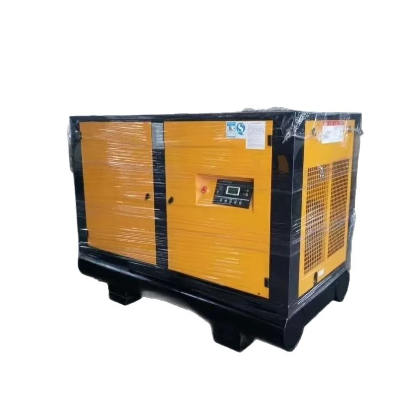 Screw air compressor mine industrial grade high pressure silent air pump air compressor