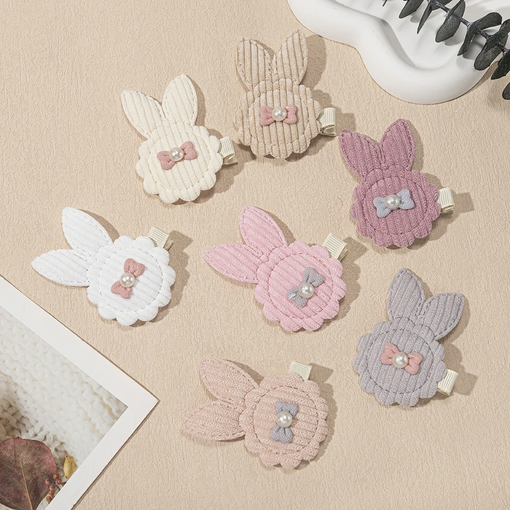 

Baby Hair Clips for Girls Cartoon Bunny Side Clip Newborn Hair Accessories Kids Handmade Hairpins Hair Holder Photography Props