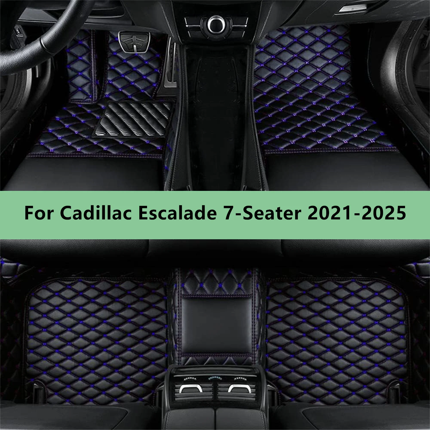 

Car Floor Mats For Cadillac Escalade 7-Seater 2021-2025 Floor Mats for Men Women Car Interior Accessories