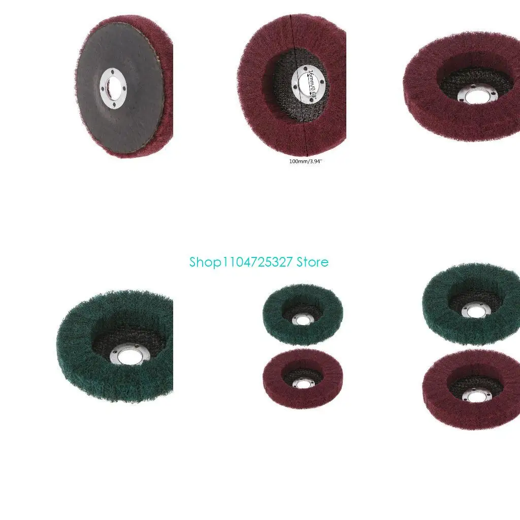 

D8KF Nylon Fiber Grinding Wheel Polishing Buffing Disc Pad Abrasive Brush Rotary Tool