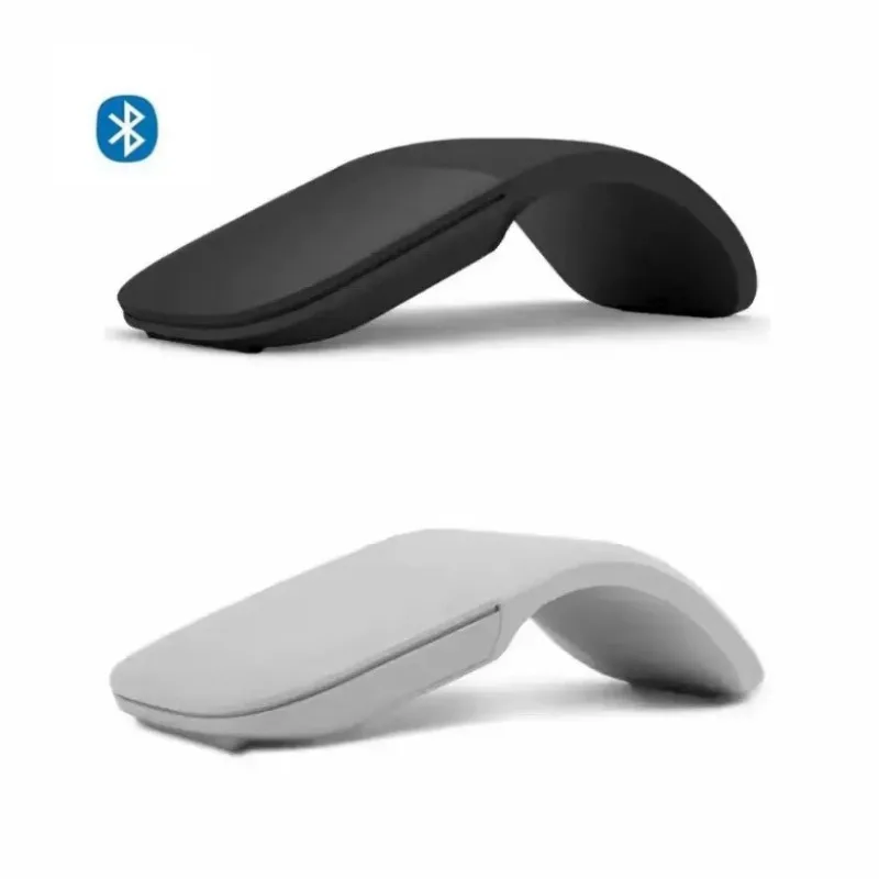 

Ergonomic Bluetooth 4.0 Wireless Folding Mouse - Ultra-Thin Arc Touch Wheel Silent Mini Mouse for Microsoft