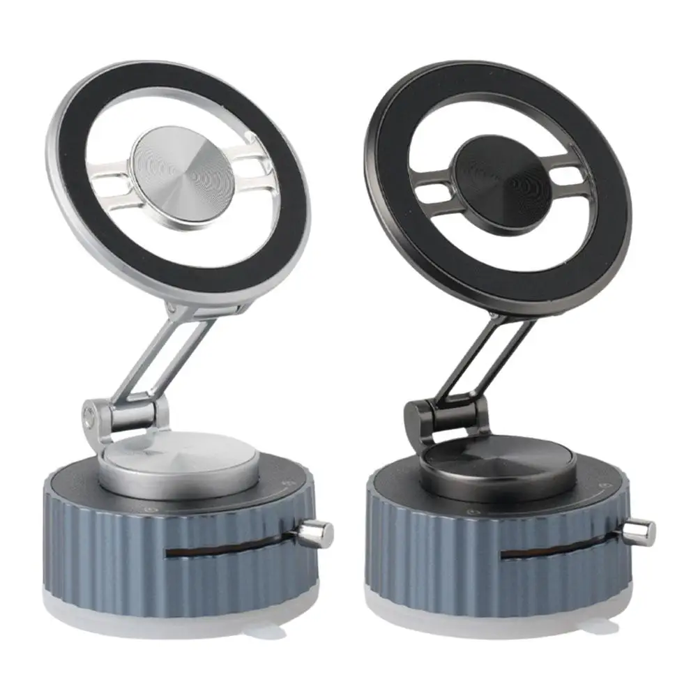 

Magnetic Car Phone Holder Foldable Vacuum Suction Holder For IPhone 16 15 14 Xiaomi Huawei Samsung For Mirror/Gym/Shower ﻿